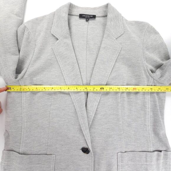 NEW Lafayette 148 Single Breasted Blazer Jacket Tailored Minimal Quiet Luxury 12 - Picture 4 of 8